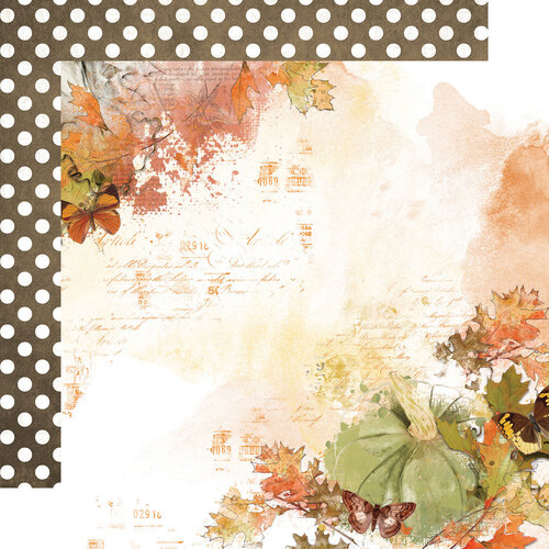 Simple Stories - Simple Vintage Country Harvest Collection - 12 x 12 Double Sided Paper - Forever Fall