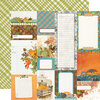Simple Stories - Simple Vintage Country Harvest Collection - 12 x 12 Double Sided Paper - Journal Elements