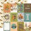 Simple Stories - Simple Vintage Country Harvest Collection - 12 x 12 Double Sided Cardstock - 3 x 4 Elements
