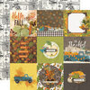 Simple Stories - Simple Vintage Country Harvest Collection - 12 x 12 Double Sided Cardstock - 4 x 4 Elements