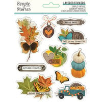 Simple Stories - Simple Vintage Country Harvest Collection - Layered Stickers