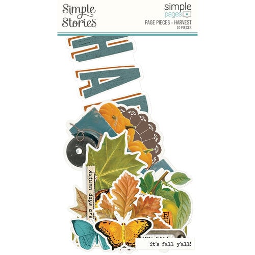 Simple Stories - Simple Pages Collection - Page Pieces - Harvest