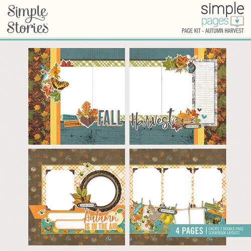 Simple Stories - Simple Pages Collection - Page Kit - Autumn Harvest