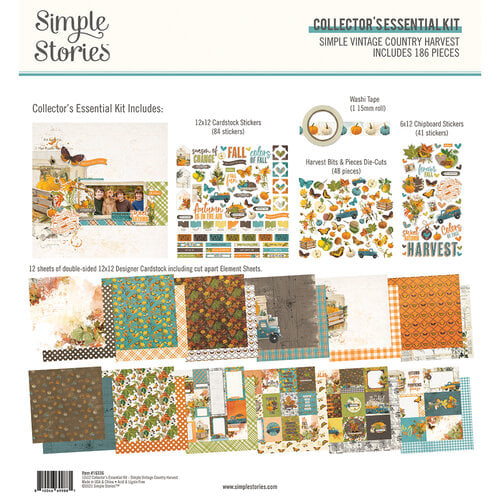 Simple Stories - Simple Vintage Country Harvest Collection - Collector's Essential Kit