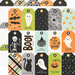 Simple Stories - Spooky Nights Collection - Halloween - 12 x 12 Double Sided Paper - Tags