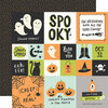 Simple Stories - Spooky Nights Collection - Halloween - 12 x 12 Double Sided Paper - 2 x 2 and 4 x 4 Elements