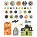 Simple Stories - Spooky Nights Collection - Halloween - Decorative Brads