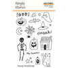 Simple Stories - Spooky Nights Collection - Halloween - Clear Photopolymer Stamps