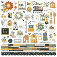 Simple Stories - Hearth and Home Collection - 12 x 12 Cardstock Stickers