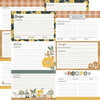 Simple Stories - Hearth and Home Collection - 12 x 12 Double Sided Paper - Recipe Cards