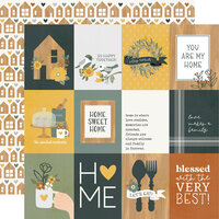 Simple Stories - Hearth and Home Collection - 12 x 12 Double Sided Paper - 3 x 4 Elements