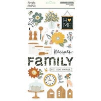 Simple Stories - Hearth and Home Collection - 6 x 12 Chipboard Stickers
