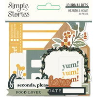 Simple Stories - Hearth and Home Collection - Ephemera - Journal Bits