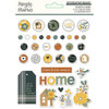 Simple Stories - Hearth and Home Collection - Decorative Brads