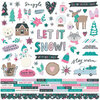 Simple Stories - Feelin' Frosty Collection - 12 x 12 Cardstock Stickers