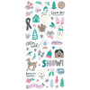 Simple Stories - Feelin' Frosty Collection - Puffy Stickers