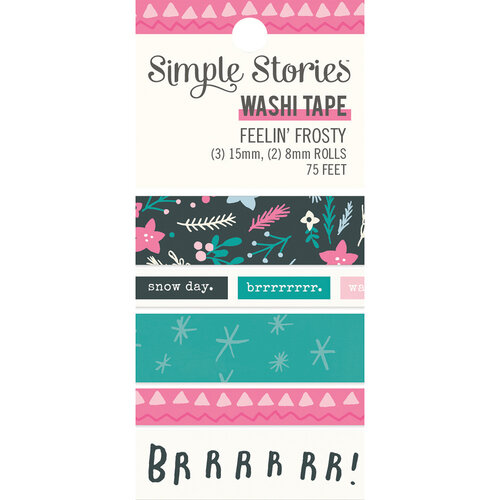 Simple Stories - Feelin' Frosty Collection - Washi Tape