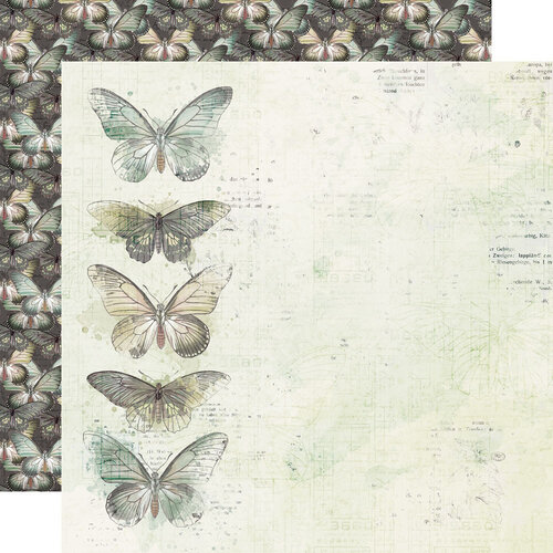 Simple Stories - Simple Vintage Weathered Garden Collection - 12 x 12 Double Sided Paper - Fills My Heart