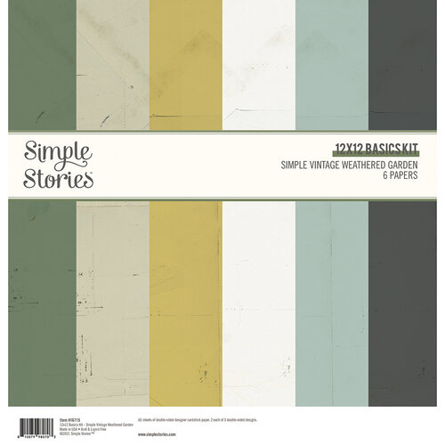 Simple Stories - Simple Vintage Weathered Garden Collection - 12 x 12 Basics Kit