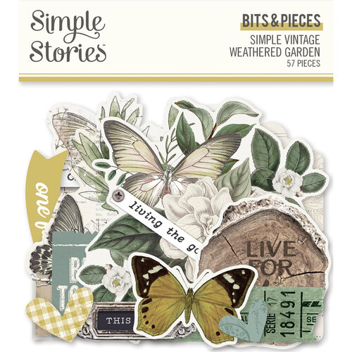 Simple Stories - Simple Vintage Weathered Garden Collection - Bits and Pieces