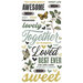 Simple Stories - Simple Vintage Weathered Garden Collection - Foam Stickers