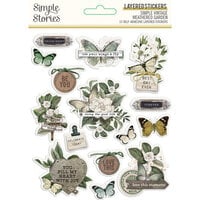 Simple Stories - Simple Vintage Weathered Garden Collection - Layered Stickers