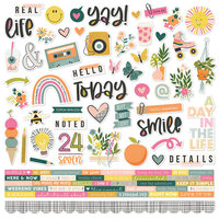 Simple Stories - Good Stuff Collection - 12 x 12 Cardstock Stickers