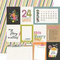 Simple Stories - Good Stuff Collection - 12 x 12 Double Sided Paper - September
