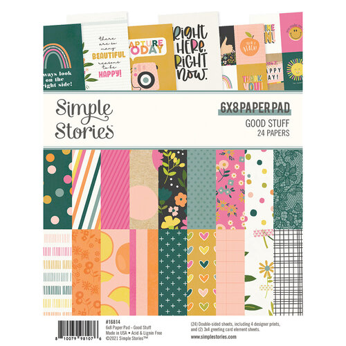Simple Stories - Good Stuff Collection - 6 x 8 Paper Pad