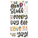 Simple Stories - Good Stuff Collection - Foam Stickers