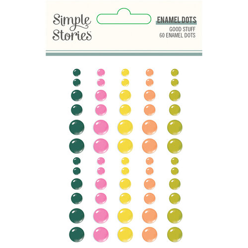Simple Stories - Good Stuff Collection - Enamel Dots