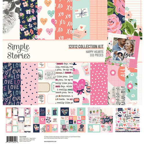 Simple Stories - Happy Hearts Collection - 12 x 12 Collection Kit