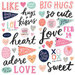 Simple Stories - Happy Hearts Collection - Foam Stickers