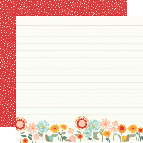 Simple Stories - Full Bloom Collection - 12 x 12 Double Sided Paper - Hello Spring