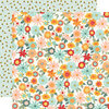 Simple Stories - Full Bloom Collection - 12 x 12 Double Sided Paper - Bless My Blooms