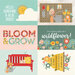 Simple Stories - Full Bloom Collection - 12 x 12 Double Sided Paper - 4 x 6 Elements
