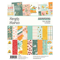Simple Stories - Full Bloom Collection - 6 x 8 Paper Pad