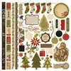 Memory Works - Simple Stories - 25 Days of Christmas Collection - 12 x 12 Cardstock Stickers - Fundamentals