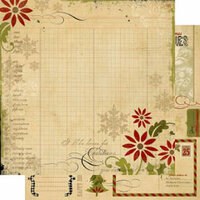 Memory Works - Simple Stories - 25 Days of Christmas Collection - 12 x 12 Double Sided Paper - Glad Tidings