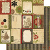 Memory Works - Simple Stories - 25 Days of Christmas Collection - 12 x 12 Double Sided Paper - Flash Cards