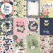 Simple Stories - Simple Vintage Indigo Garden Collection - 12 x 12 Double Sided Paper - 3 x 4 Elements