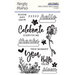 Simple Stories - Simple Vintage Indigo Garden Collection - Clear Photopolymer Stamps