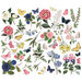 Simple Stories - Simple Vintage Indigo Garden Collection - Ephemera - Bits and Pieces - Floral