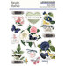 Simple Stories - Simple Vintage Indigo Garden Collection - Layered Stickers