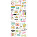 Simple Stories - Let's Get Crafty Collection - Puffy Stickers
