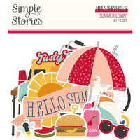Simple Stories - Summer Lovin' Collection - Ephemera - Bits and Pieces