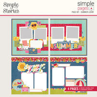 Simple Stories - Simple Pages Collection - Page Kit - Summer Lovin'
