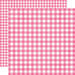 Simple Stories - Summer Lovin' Collection - 12 x 12 Double Sided Paper - Pink Gingham