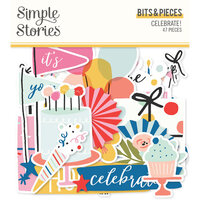 Simple Stories - Celebrate Collection - Ephemera - Bits and Pieces