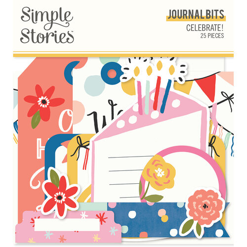 Simple Stories - Celebrate Collection - Ephemera - Journal Bits